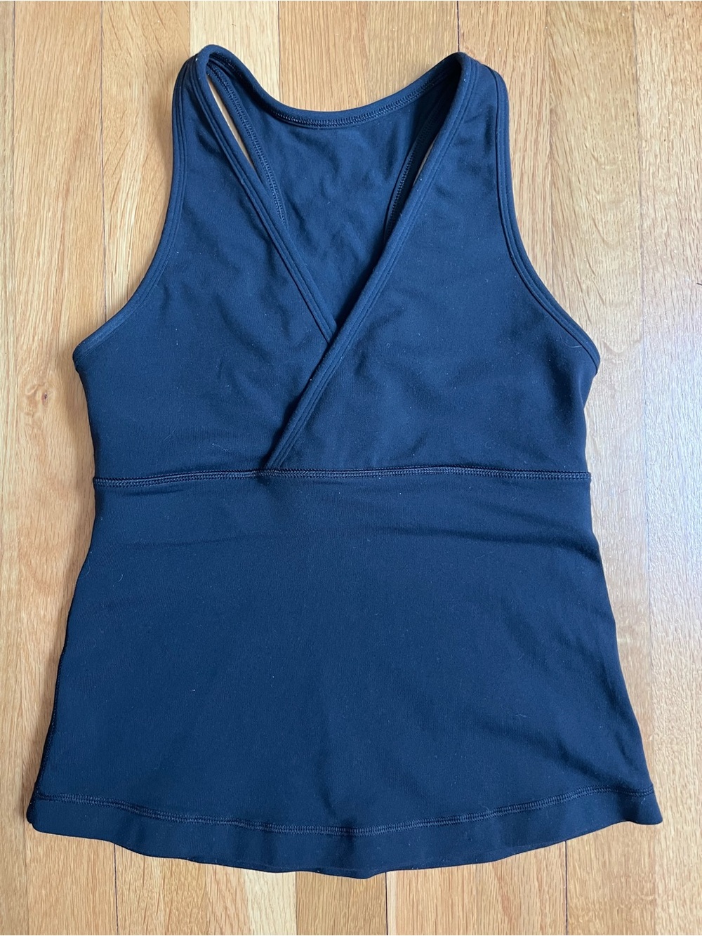 lululemon athletica Black Workout Tank with Racerback